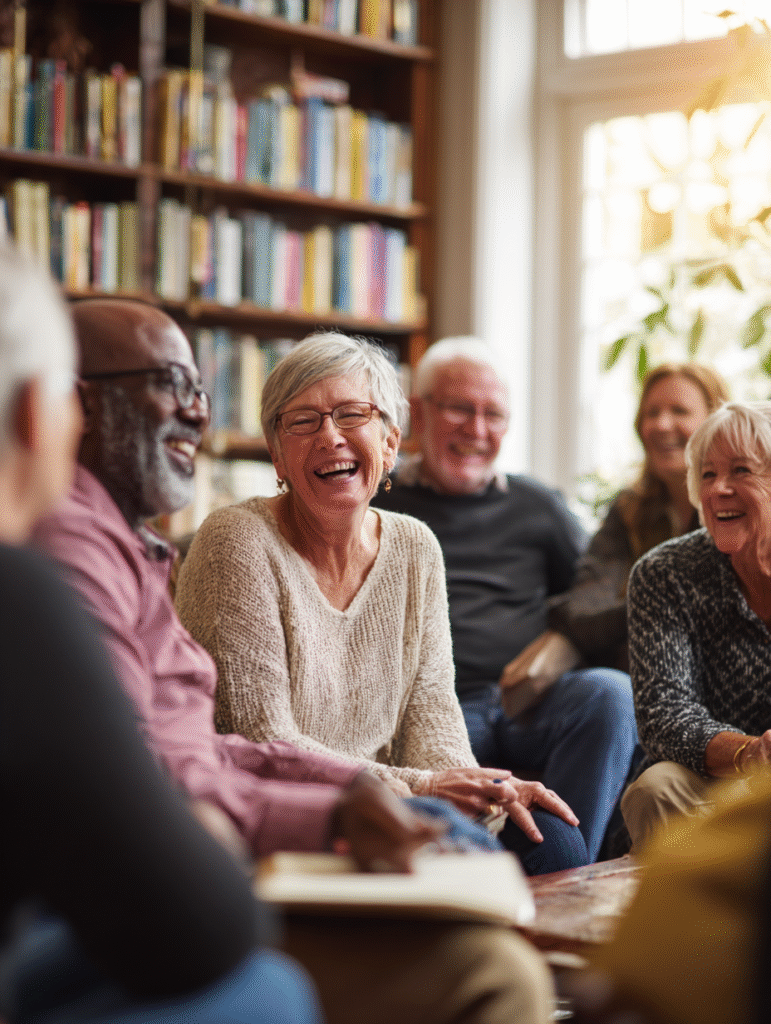 Seniors staying socially active to improve memory after 60 through group activities