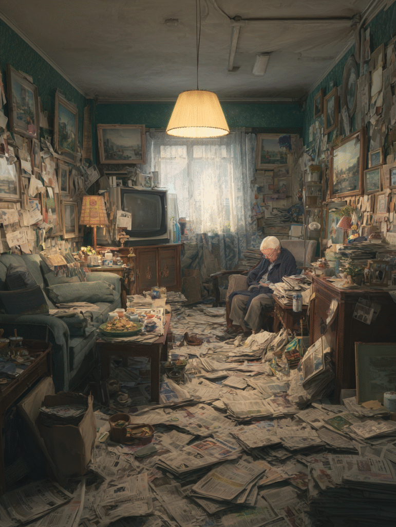 Hidden signs of depression in older adults shown through cluttered home environment