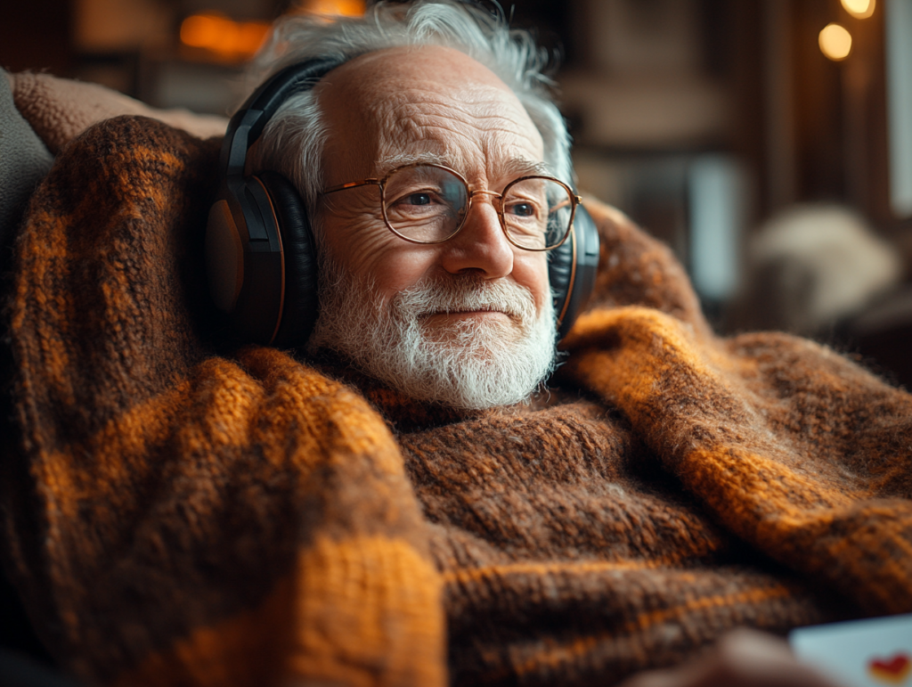 Low-key Valentine’s Day ideas for older adults with limited mobility enjoying music