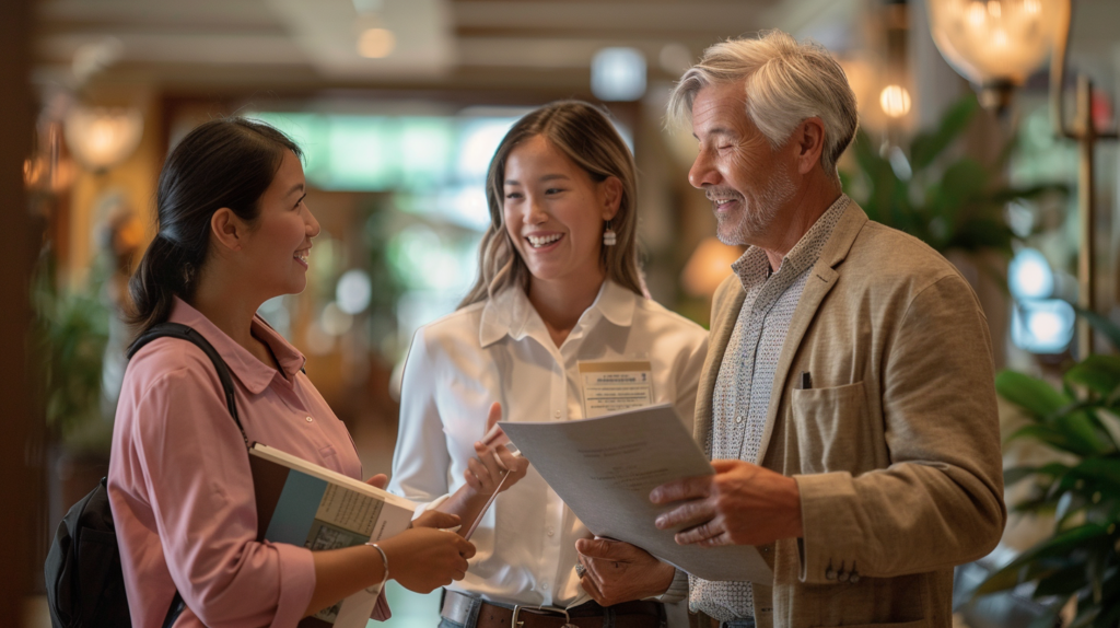 senior care provider interview during a community tour using a questions to ask checklist