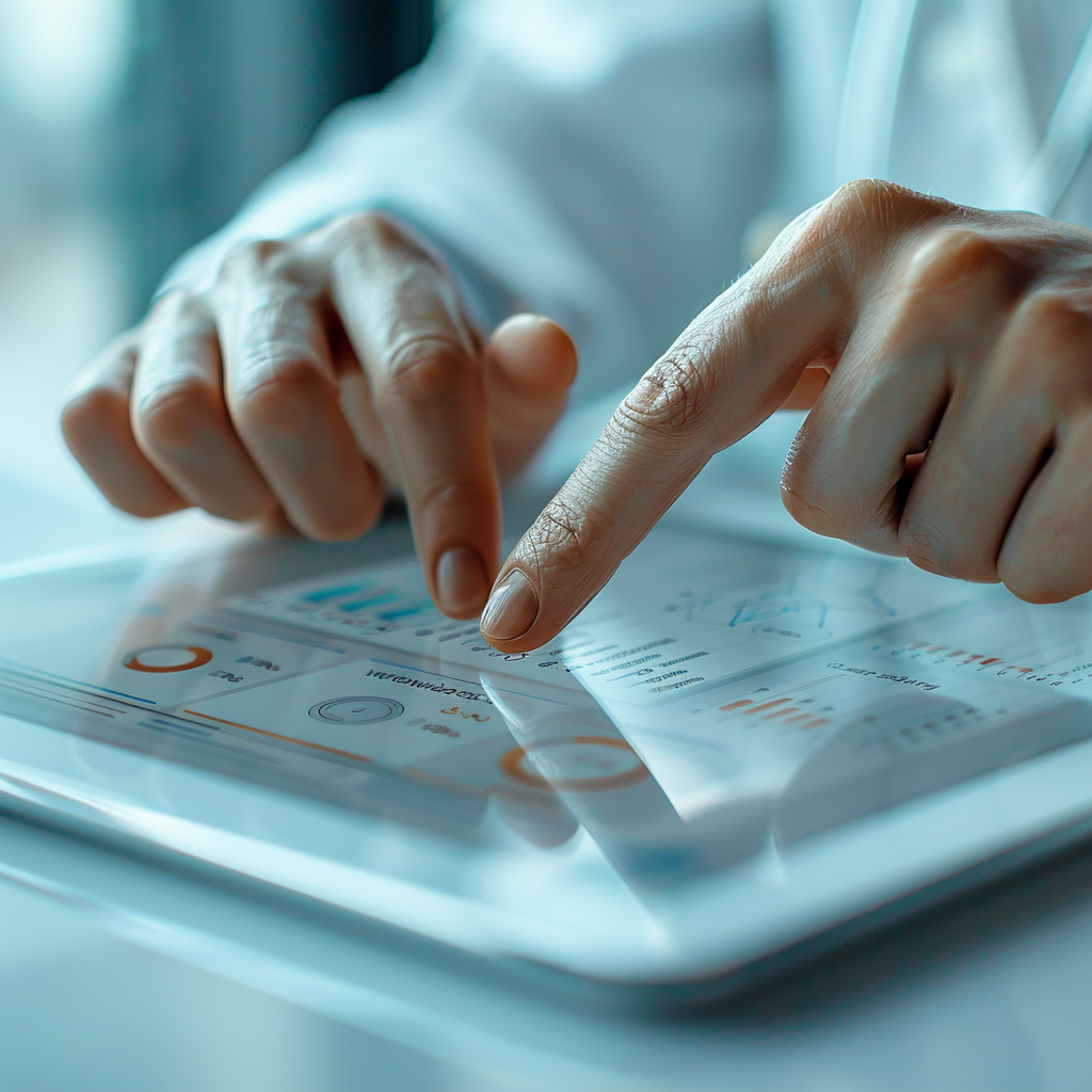 Top Medicare Advantage Plan Carriers in 2026 comparison table on a tablet showing star rating cost and benefits columns