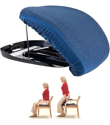 Carex Upeasy Seat Assist Plus portable lifting seat cushion designed to help seniors stand up more easily from chairs.