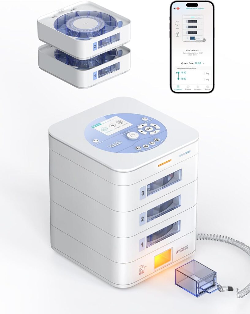 Ideerfit 42-day automatic pill dispenser designed to help seniors organize medications