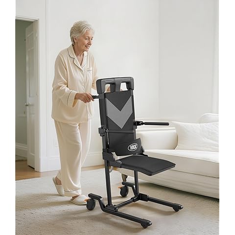 VOCIC electric chair lift with large wheels designed to help seniors rise safely from the floor and move more easily.